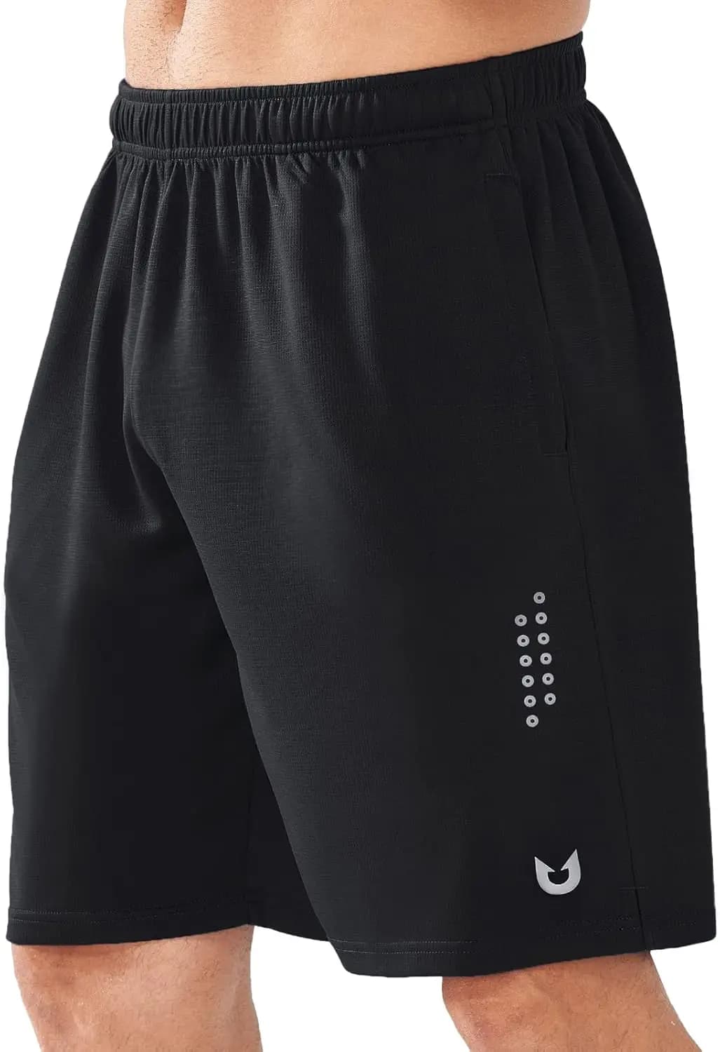 Pantaloncini da basket atletici da uomo 5'/7'/10' ad asciugatura rapida per allenamento e palestra, pantaloncini da corsa leggeri in mesh, da tennis