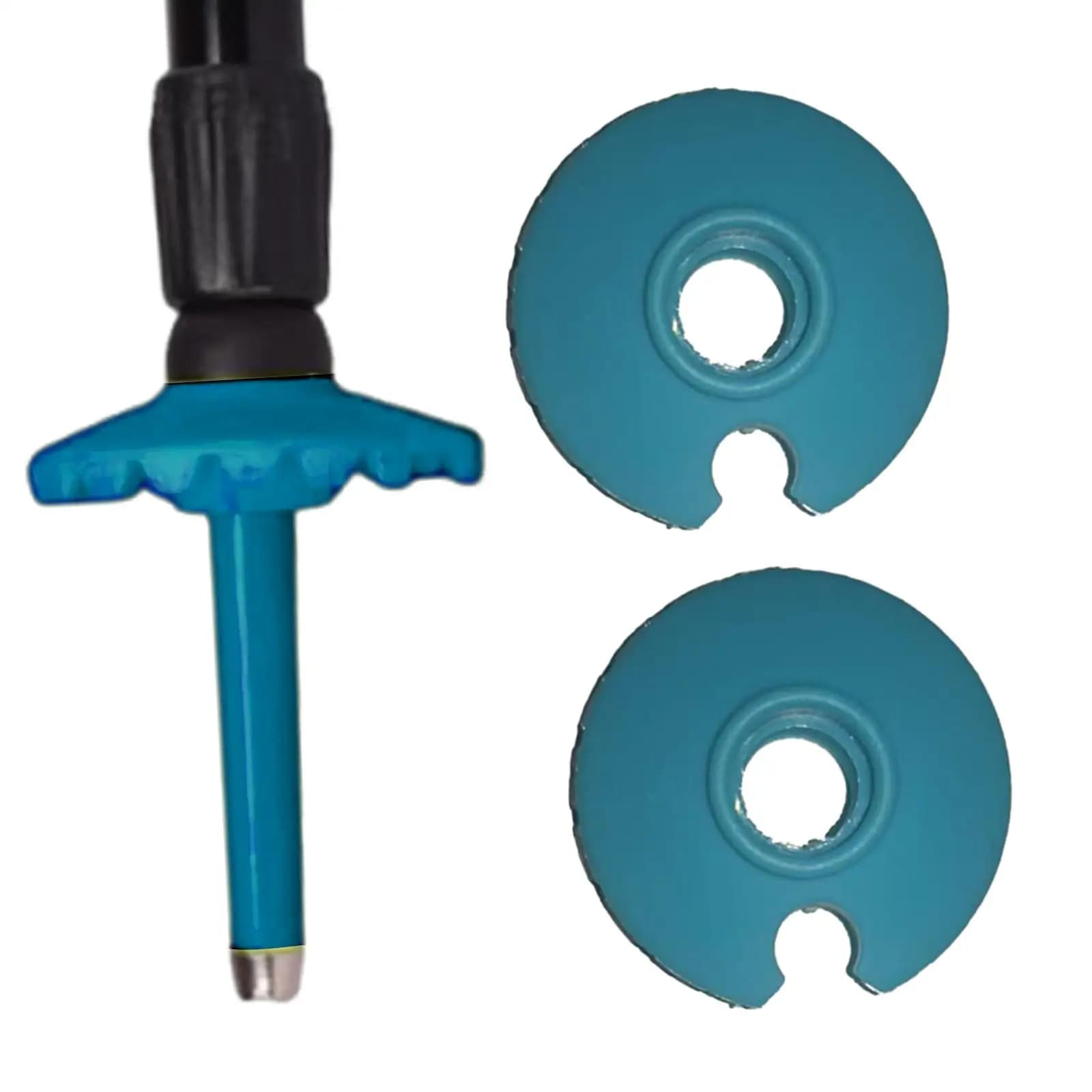 Trekking Pole Accessories ABS Snow Basket Removable Tip Protector Hiking Basketball for Outdoor Trekking and Climbing