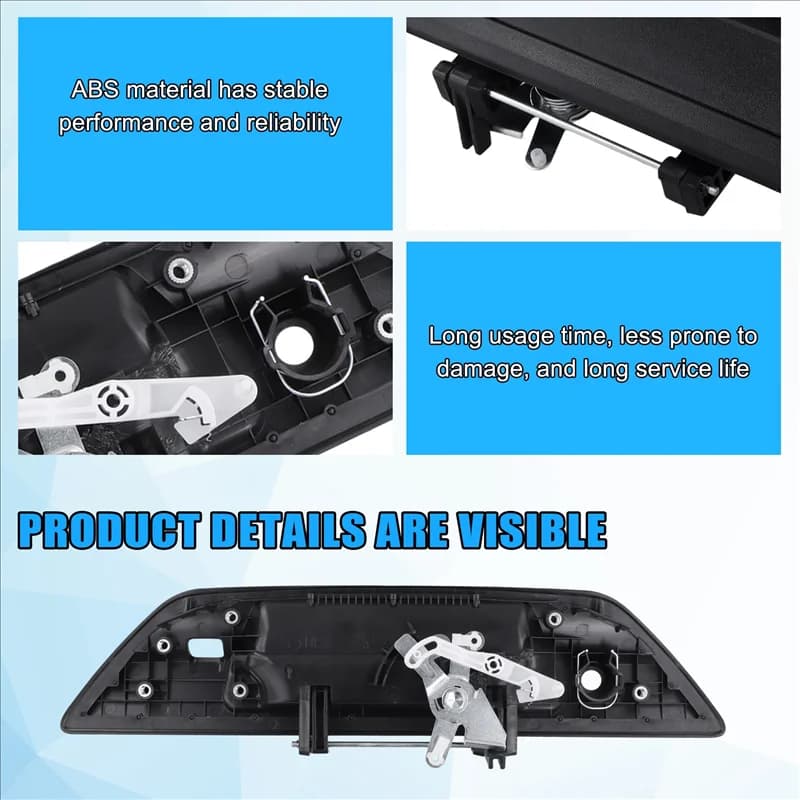 69090-0K110 Maniglia per porta portellone posteriore per bagagliaio posteriore per auto con fotocamera e fori chiave per Toyota Hilux Revo 2015-2018