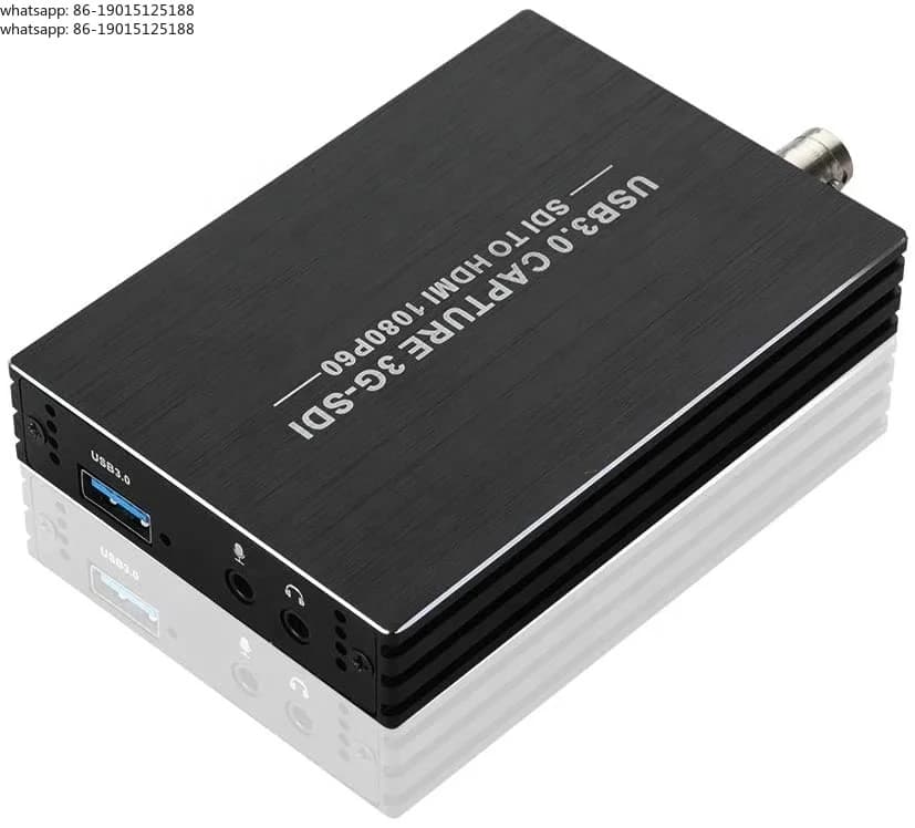 Scheda di Acquisizione Video HD1080P 4K Compatibile HDMI 3G-SDI USB 3.0 per Registrazione Giochi, Trasmissione Live e TV Loop
