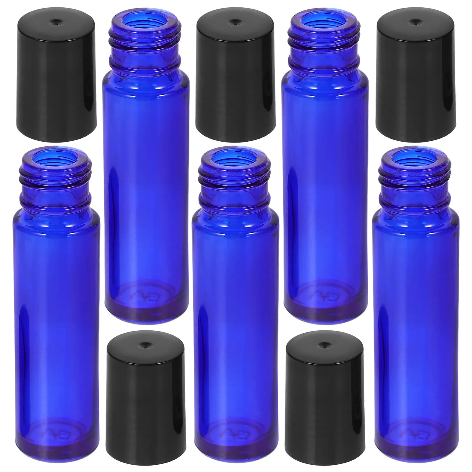 24 flaconi roll-on per oli essenziali, flaconi roll-on vuoti, a prova di perdite, ricaricabili, ideali per i viaggi, con sfera roll-on compatta