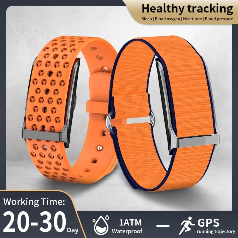 Braccialetto Intelligente LIGE con Promemoria Chiamate, Monitoraggio del Sonno, Frequenza Cardiaca, Pressione Sanguigna, Fitness Sportivo, Senza Schermo, Smartwatch per Coppie