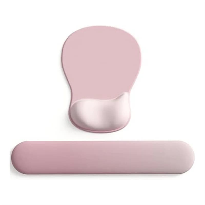 Pratico tappetino per mouse con supporto per polso in gel antiscivolo - Design ergonomico per accessori da scrivania per ufficio domestico, B