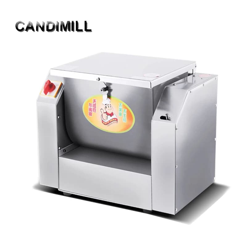 CANDIMILL Miscelatori per farina elettrici commerciali in acciaio inossidabile da 8/10 kg Impastatrice per pasta mescolando alimenti per fare il pane