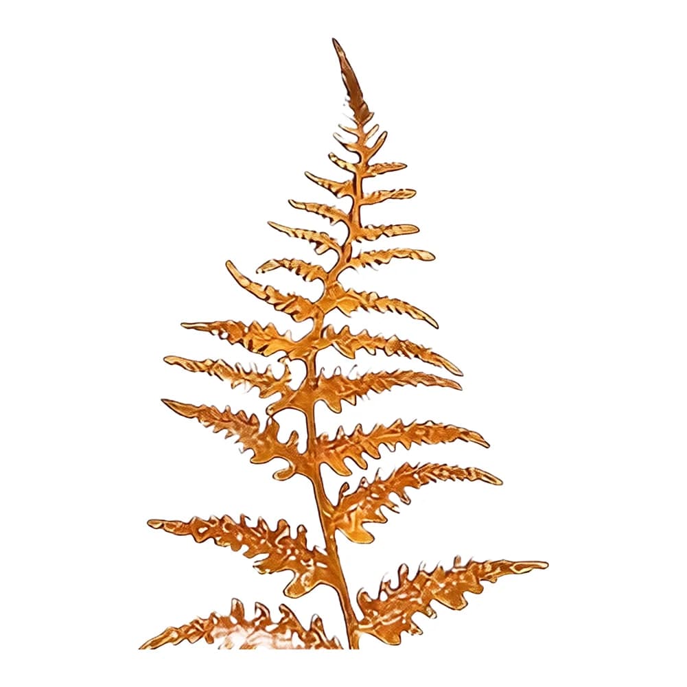 3pcs Rustic Metal Ferns Stakes Perfect For Outdoor Potted Plant Decoration Metal Stakes Iron Art Sculpture Ornament Yard
