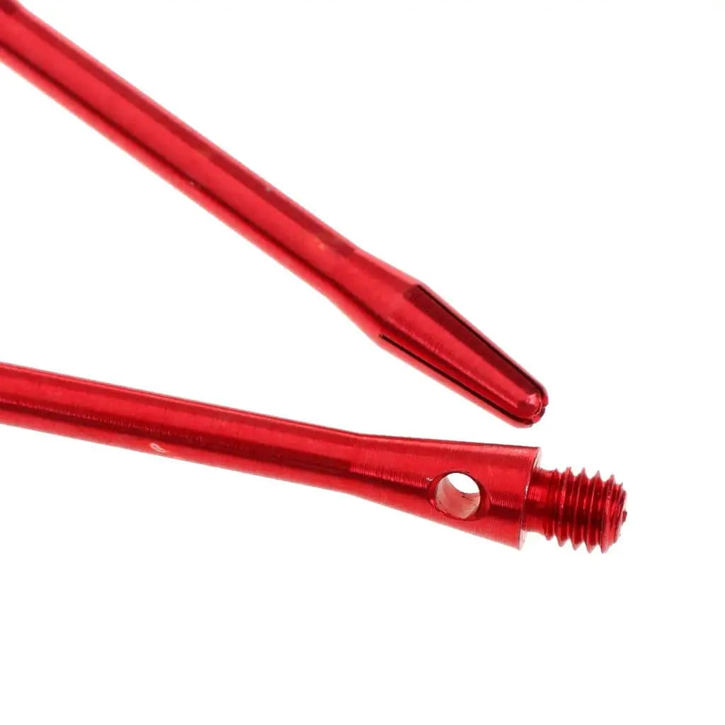 Aste per freccette in alluminio 2BA con scanalature, steli resistenti, parti di ricambio per punte in acciaio per lancio indoor