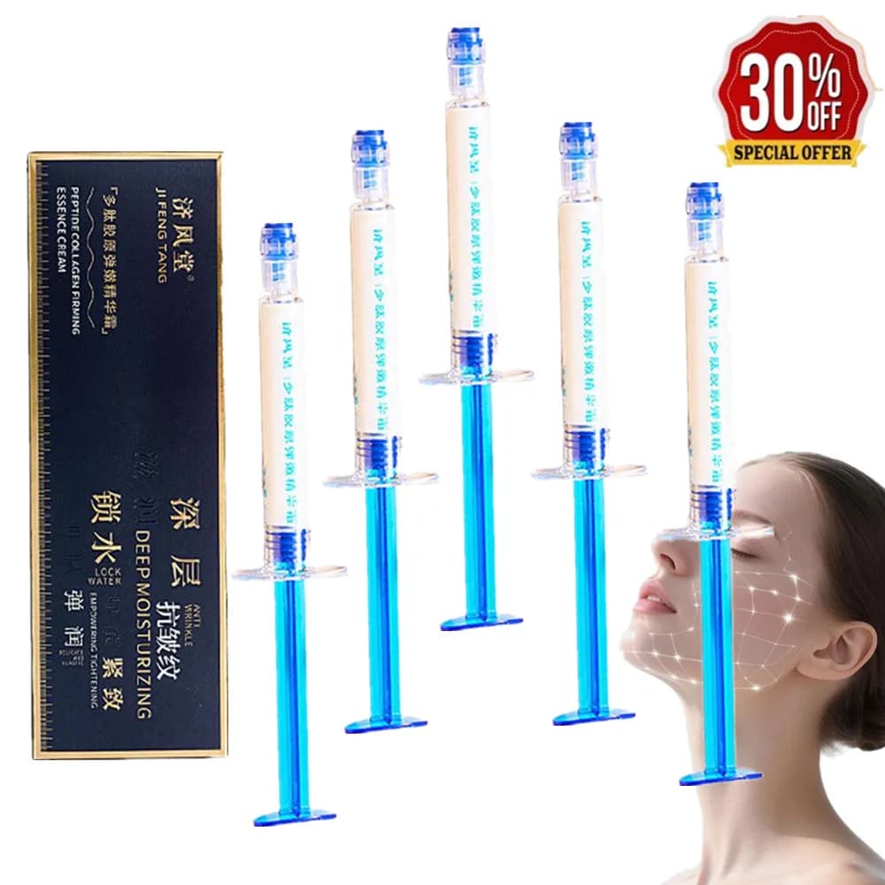 Polypeptidic anti-wrinkle cream Collagen regeneration Improves skin elasticity Dissolvency Thin lines Cream to the essence for the face aging inverse