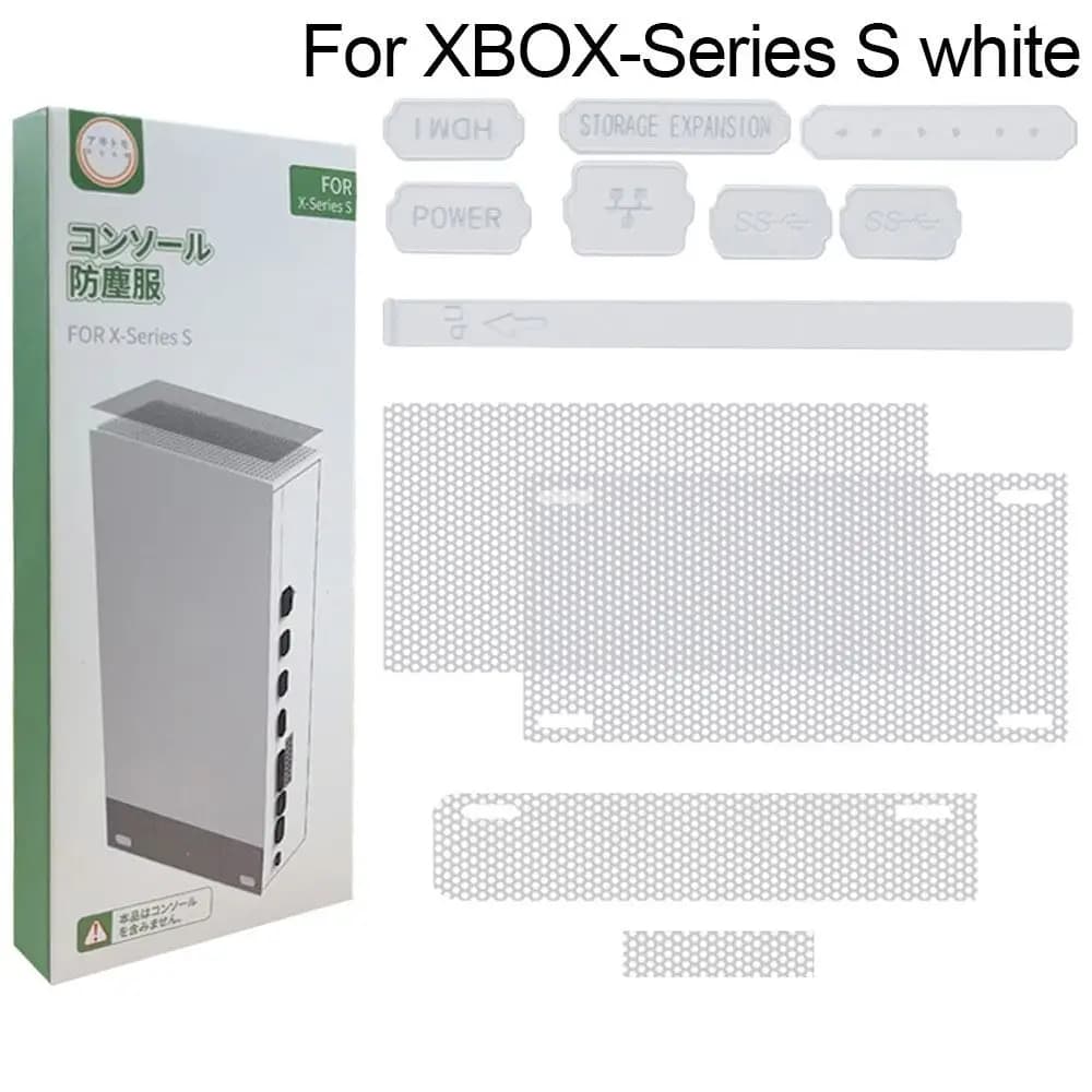 Coperchio del Kit di tappi per Jack con filtro a rete antipolvere per accessori di gioco Xbox Series X/S spine in Silicone antipolvere per Console