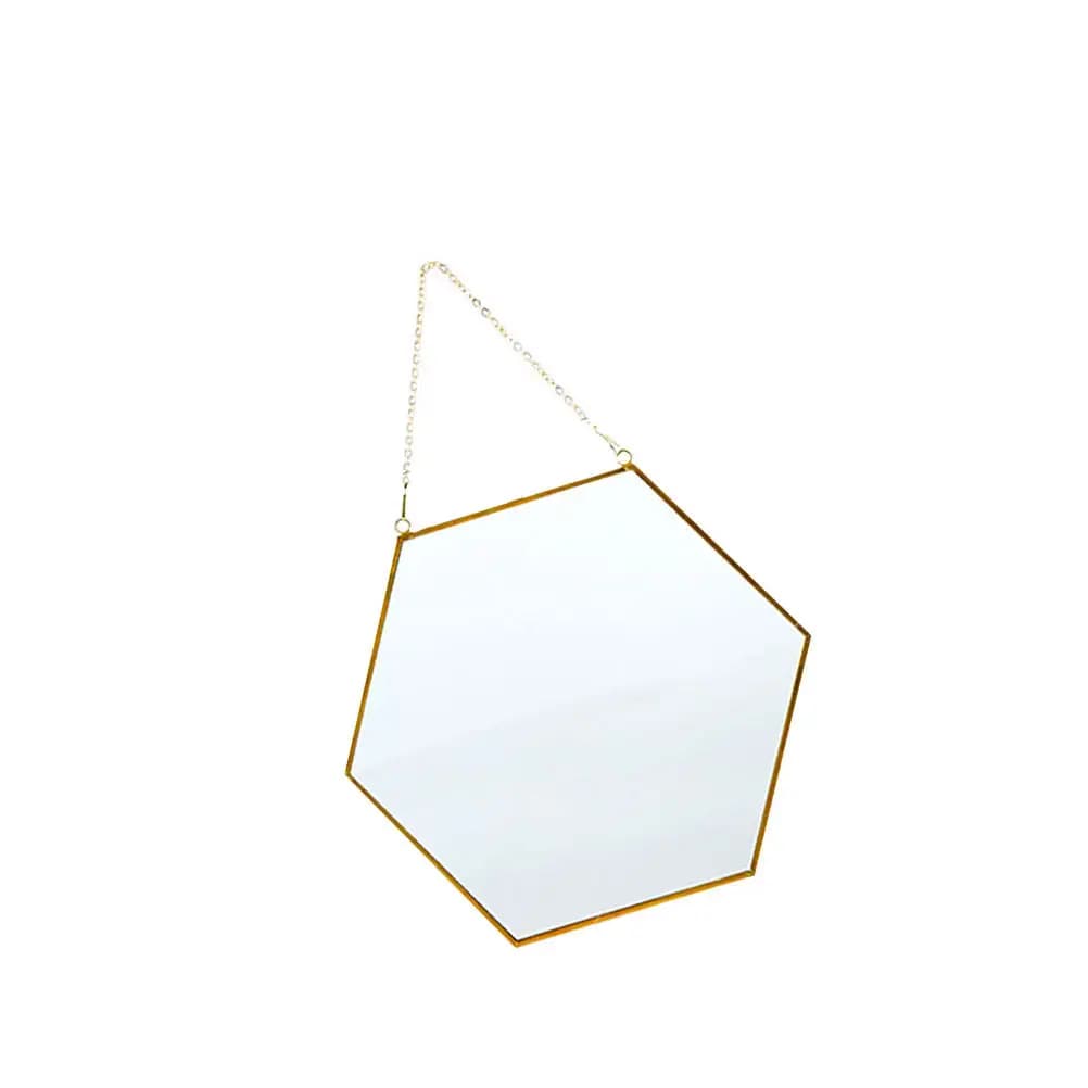 Specchio da Parete per Trucco Stile Nordico, Alta Chiarezza, Antiappannamento, Decorativo per Bagno, Casa, Hotel, Salvaspazio