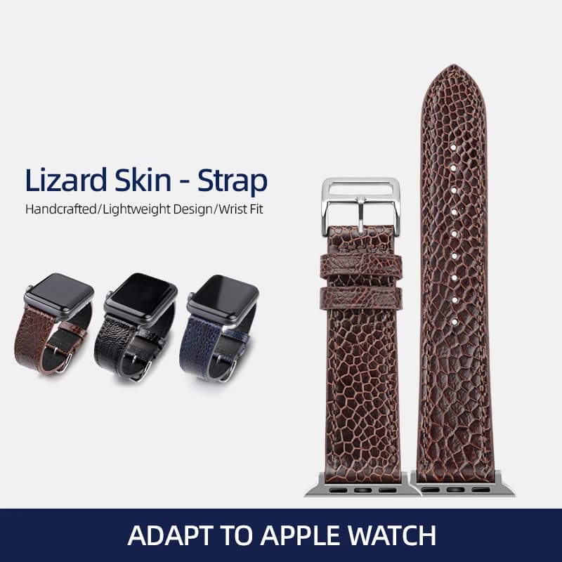 Per Apple Watch S10 cinturino in pelle con piede Ultra struzzo 49MM 46MM 45MM bracciale in pelle da uomo in pelle fatta a mano nero blu marrone