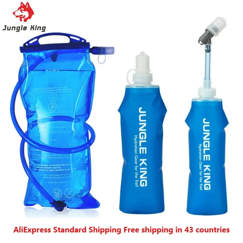 Soft Silicone Water Bottles For Outdoor Sports Traveling Traveling Running kettle Bag for hydration vest 500ML