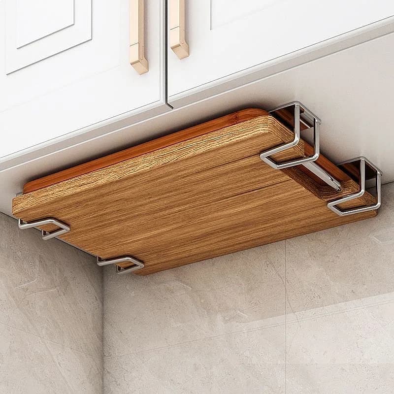 Kitchen Sponge Drainage Rack Stainless Steel Pot Lid Cutting Board Storage Rack Multifunctional Holder