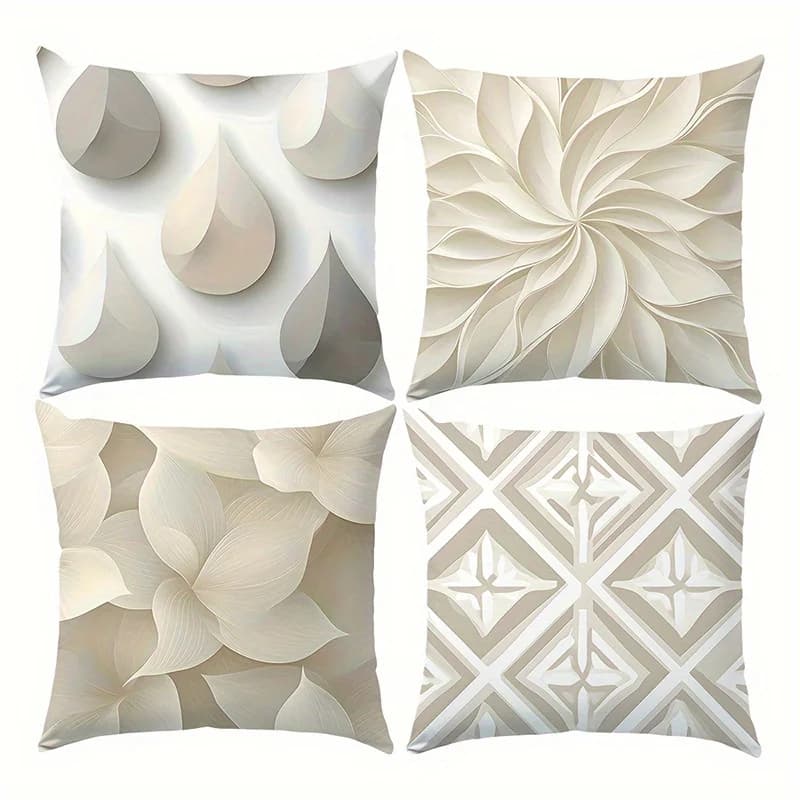 Home Decor Abstract Floral & Geometric Pattern Cushions Pattern Cushion Cover Suitable for Sofa Bedroom Car Pillow Cover