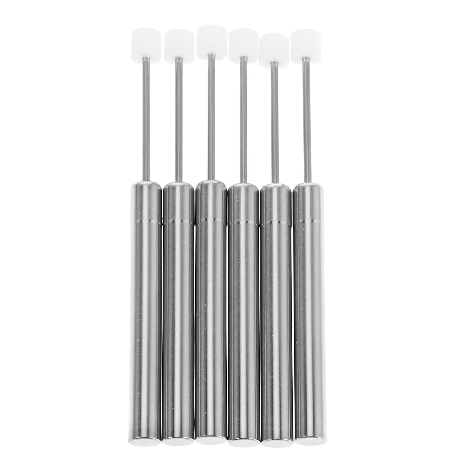 6Pcs Mini Hydraulic Trash Can Lid Damper Soft Close Silent Shock Absorber for Small Kitchen Bathroom Office Wastebasket