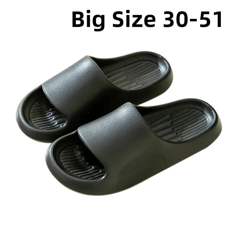 Big Size 47 48 50 pantofole estive da uomo Indoor EVA donna pantofola sandali bagno infradito camera da letto scivoli piatti