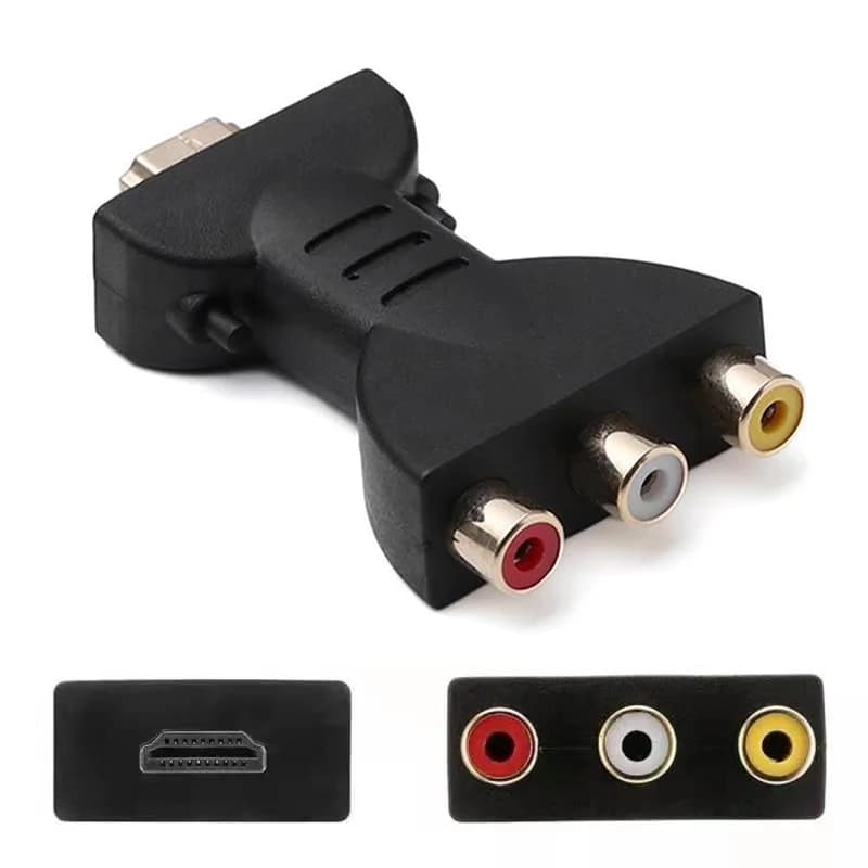 For HD TV BOX Full HD 1080P RCA AV to HDMI compatible composite adapter convertor HDMI2AV audio cable video HDMI to audio video