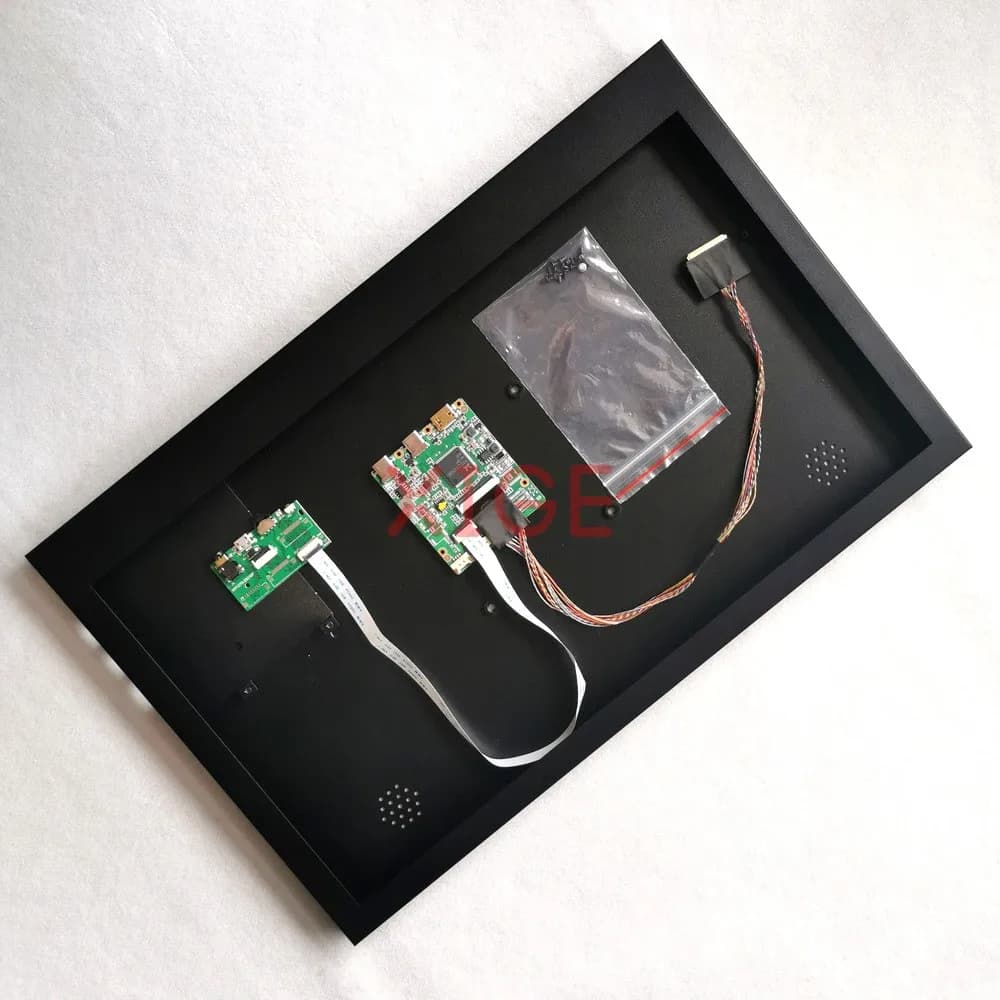 For N156B6-L04/L06/L0A/L0B 15.6" USBC 3.0 Laptop Panel TYPE-C Mini-HDMI 1366x768 LVDS 40 Pin Metal Case+Controller Board Kit DIY