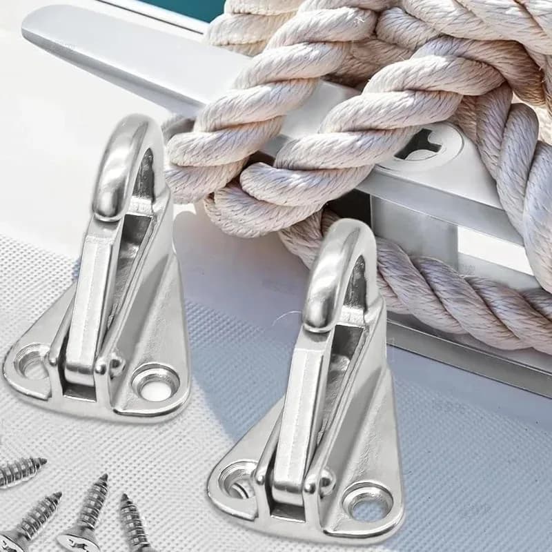 Stainless Steel Boat Spring Snap Fending Hook Spring Hook Snap Fender Hook Attach Rope for Marine Hardware Boat Accessories