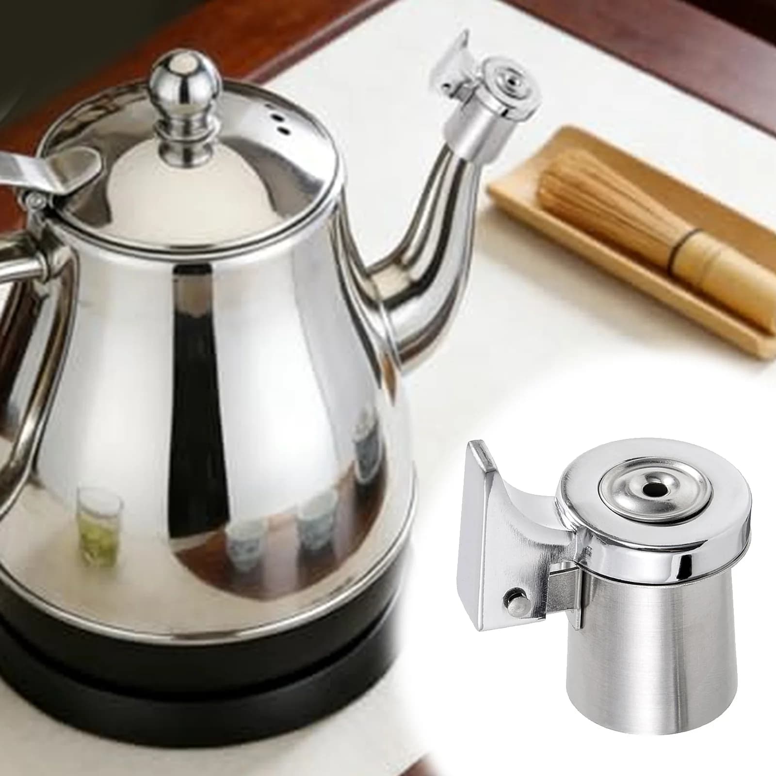 Kettle Spout Stainless Steel With Loud Whistle Suitable For 26–30 Mm Diameter Fits Most Stovetops/electric Kettles Accessories
