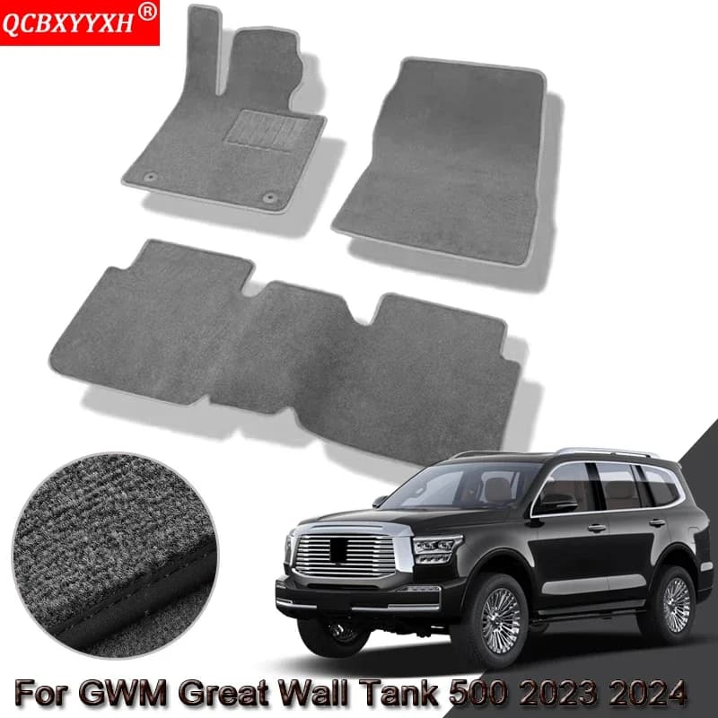 Customized Car Mats Suitable for GWM Great Wall Tank 500 2023 2024 Waterproof Non-slip Mats Internal Protection Mats