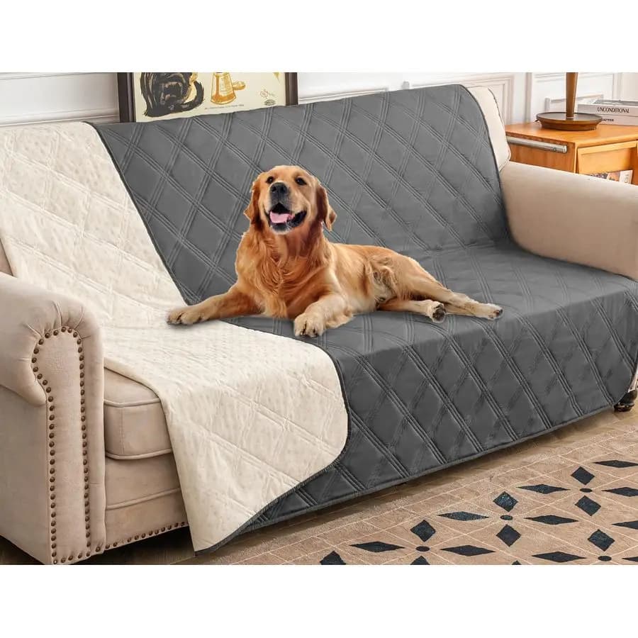 Waterproof Bed Cover Cans With Retro Anti-slip Furniture, Bed, Sofa