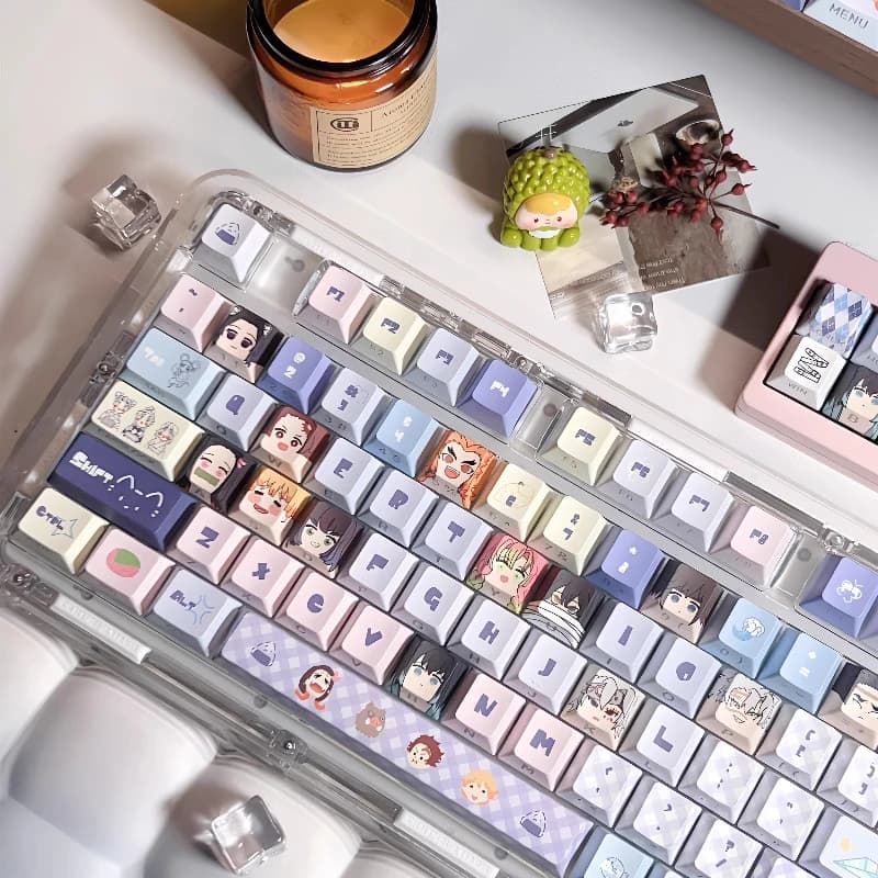 Set di copritasti a tema anime PBT sublimazione Cherry Profile Copritasti originali personalizzati fatti a mano per accessori regalo per tastiera meccanica