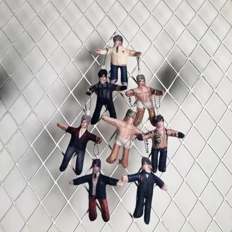 Gioco Amore e spazio profondo Simpatico filo scheletro bambola Rafayel Zayne Rafayel Sylus Caleb Twistable Cartoon Portachiavi Borsa Ciondolo Regali