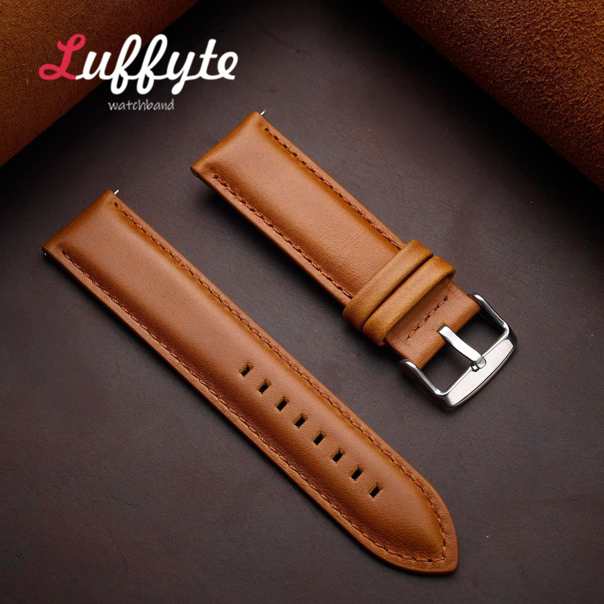 Vintage Leather Watch Bracelet 20mm 22mm Universal Business Black Brown Blue Accessories for Straps Replacement Strap