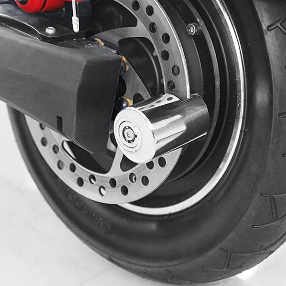 Lucchetto per bicicletta Scooter elettrico Lucchetto per moto Lucchetto per scooter elettrico antifurto per ruote da skateboard Blocco freno a disco
