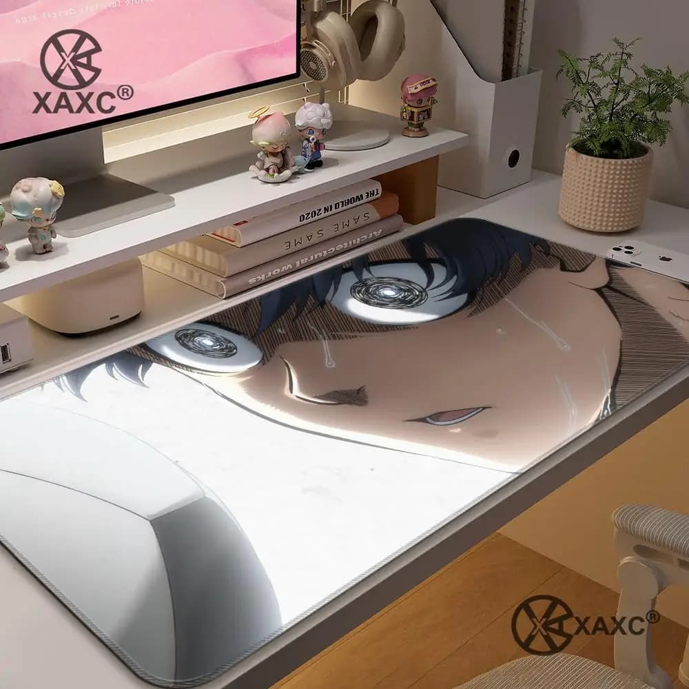 Tappetino per Mouse BLUELOCK, Tappetino da Scrivania XXL per Giochi, Computer, Anime, PC Gamer, Accessori Gaming Estesi
