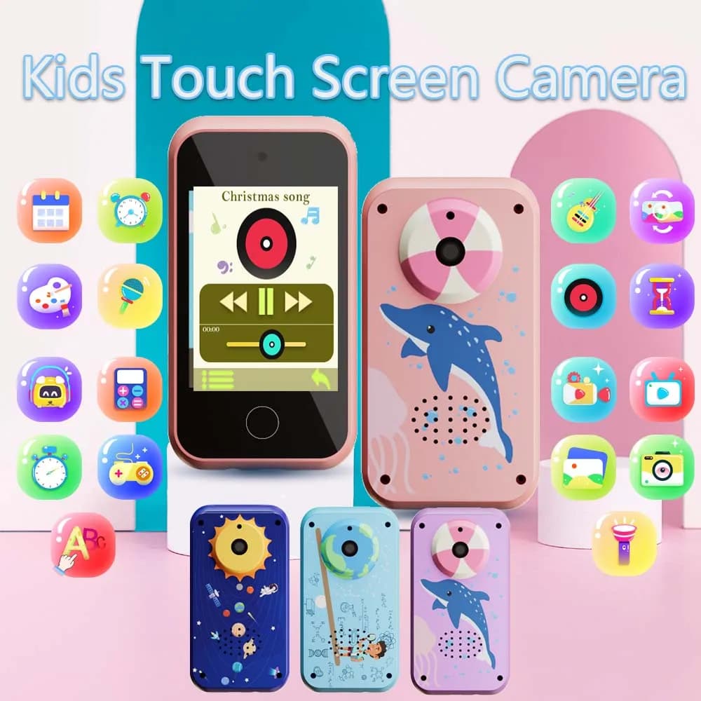 Giocattoli per Smartphone per bambini per telefoni cellulari per bambini giocattolo con fotocamera Touchscreen MP3 apprendimento Smartphone cellulare finto per bambini