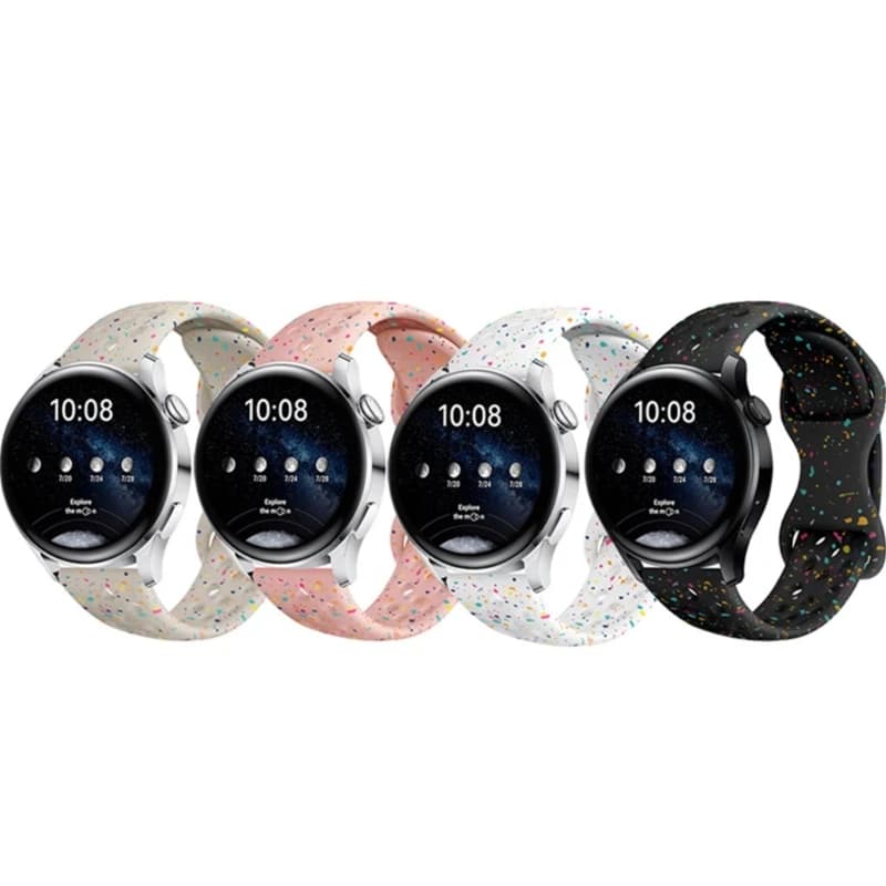 Replacement Belt Silicone Wriststrap Breathable Bracelets for Watch