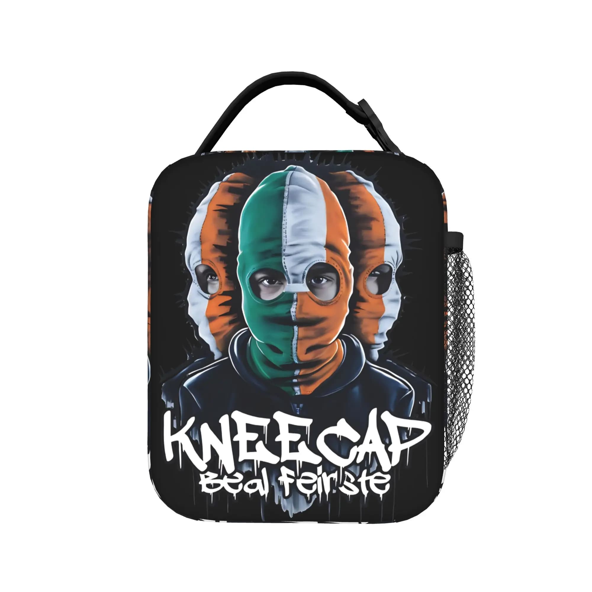 KneeCap Belfast Irish Gaeilge Republican Borsa termica per il pranzo, contenitore per il pranzo, borsa termica grande, borsa per il pranzo, borsa Bento, per la scuola