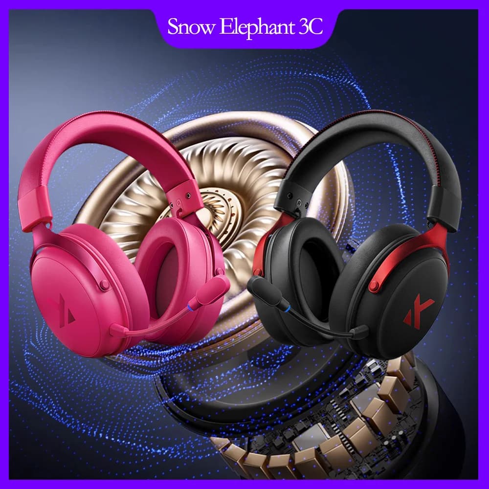 MCHOSE V9 Pro Wireless Headphones Play heads with low latency surround sound Microphone with noise cancellation Lightweight for PC PS5 SWITCH