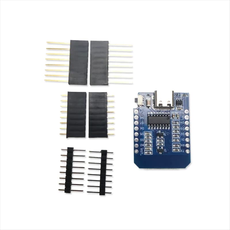 Scheda di Sviluppo WeMos D1 Mini Durevole con Modulo WiFi ESP8266 e Porta TYPE-C, ESP-12F CH340G Compatibile con Arduino