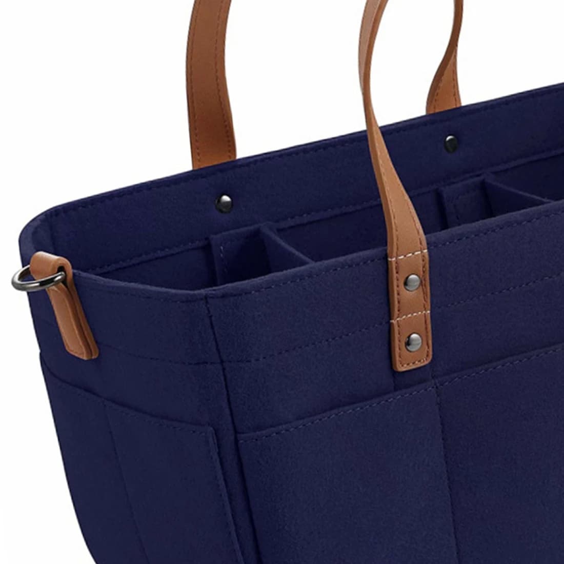 A25I Portaoggetti in feltro per bambini Cestino per organizer per asilo nido Borsa per pannolini per neonati con manico Fasciatoio per pannolini per bambini B