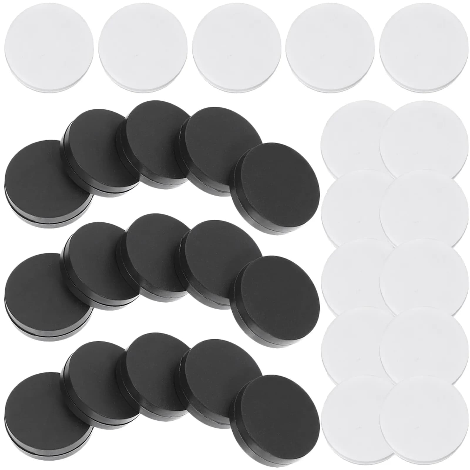30 Pezzi di Fiches per Backgammon, Accessori per Scacchi, Ricambi per Giochi da Tavolo, Pratici Oggetti di Scena per Amanti degli Scacchi su Tavola di Carta