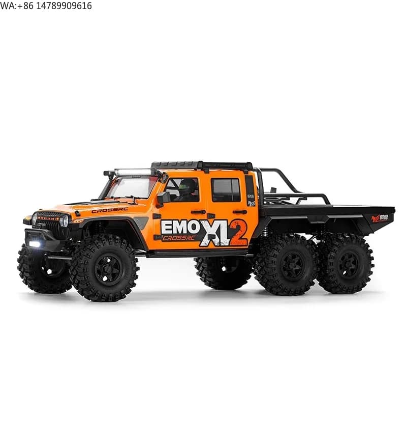 CORSSRC EMO XL2 Auto RC 1/8 Fuoristrada, Modello di Simulazione Elettrica 6X6 6WD Rock Crawler, Kit o RTR