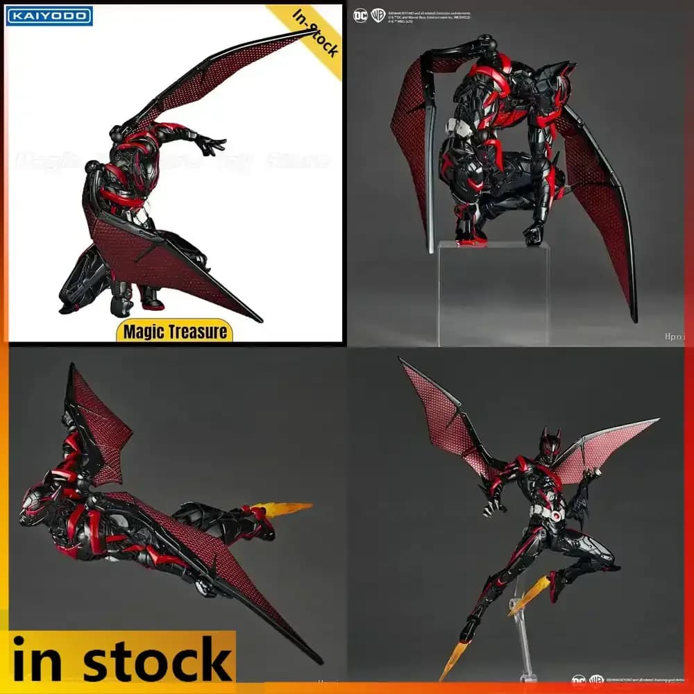 KAIYODO DC Batman Beyond Action Figure da Collezione con Scultura Dettagliata, Articolazioni Snodabili e Base Espositiva