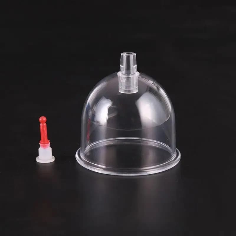 23-64mm coppettazione sottovuoto in plastica per assistenza sanitaria Ventosas De Succion Masajes tazza sottovuoto trasparente colore casuale 1 pz