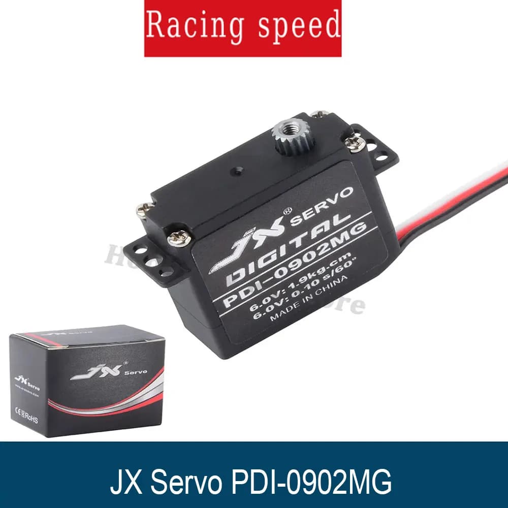 JX PDI-0902MG Servo standard digitale a coppia elevata da 9,4 g 2,6 kg per elicottero robot aereo RC