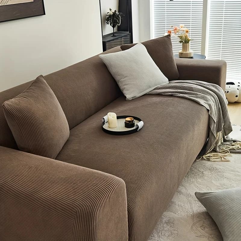 Elastic Jacquard Seat Cover, Washable Protection for Sofas 1/2/3/4 Posts