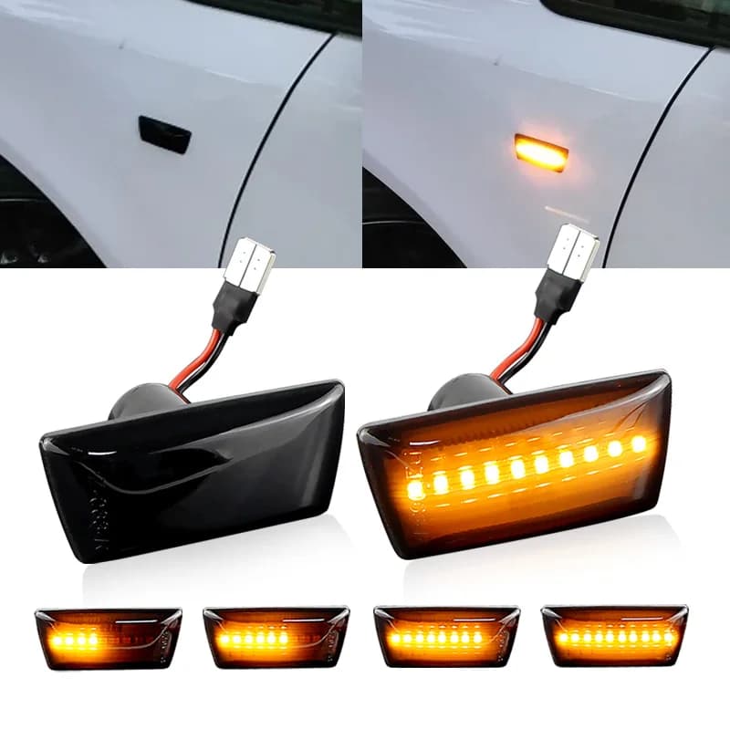 2 pz Per Holden Barina Indicatore Laterale Dinamico LED Ripetitore Indicatore di Direzione Luce di Indicatore Per Opel Adam Astra H GTC VXR Corsa D