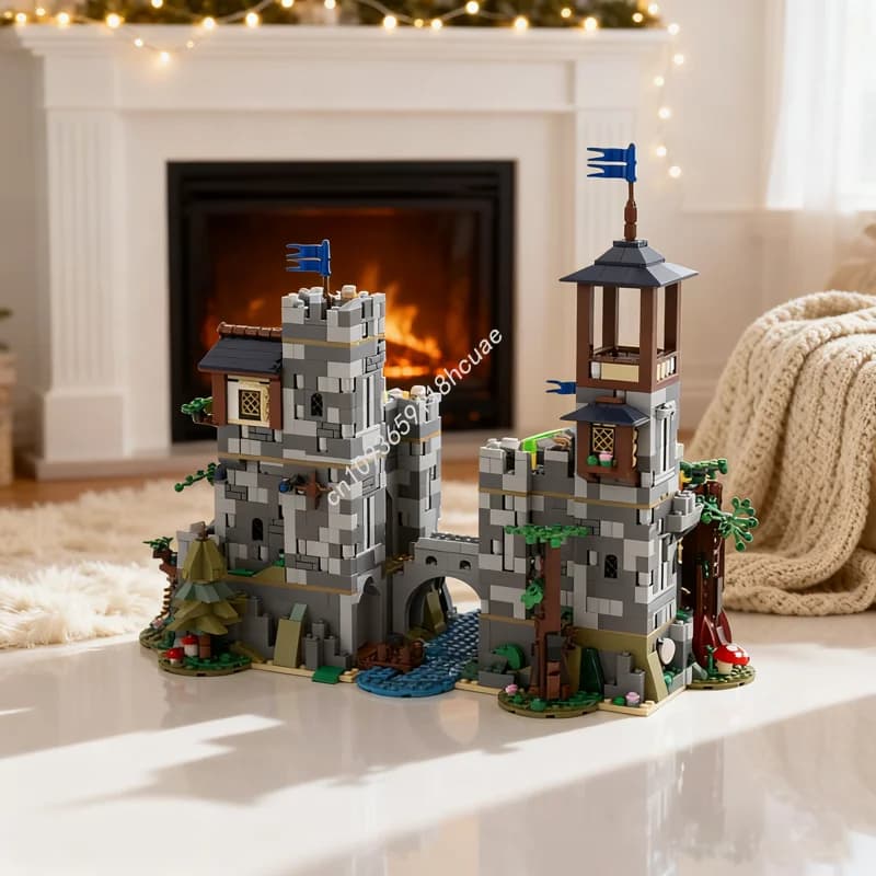 2118 pz MOC Foresta Nascondiglio Castello Foresta Modello Building Blocks Assemblare Idea Educazione Regalo Di Natale Giocattoli Di Mattoni Di Compleanno