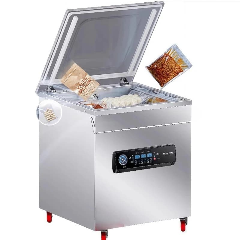 Macchina per sigillare sottovuoto automatica professionale, carne, pesce e formaggio migliorati, frutta secca industriale domestica ad alta efficienza