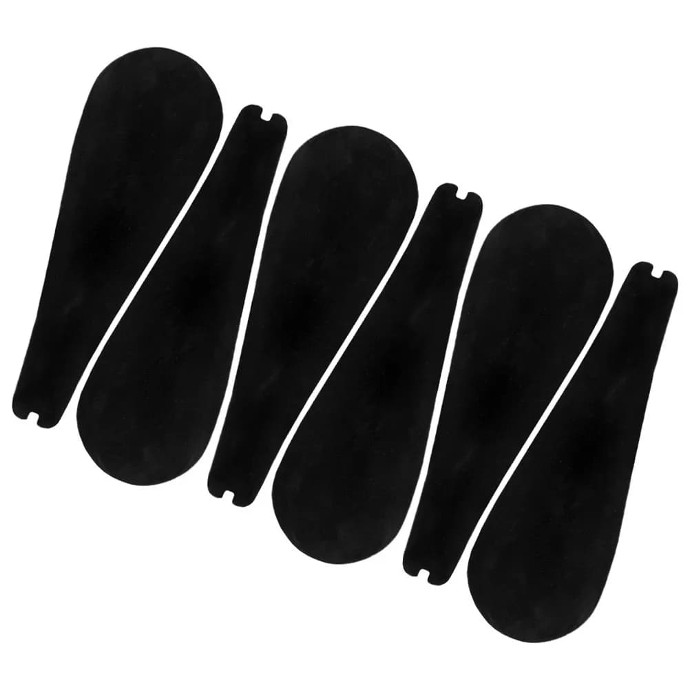 6Pcs Flocked Shoulder Pads Clothes Hanger Thickened Wide Non-Slip Support for Coat Dress Wardrobe Organizer Shoulder Hanger Pads