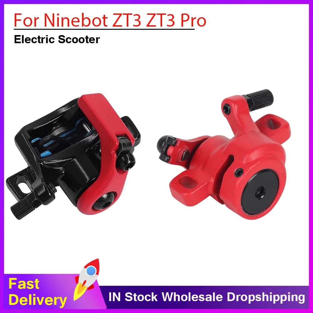 Pinza Freno Anteriore per Monopattino Elettrico Ninebot ZT3 Pro, Freno Meccanico in Lega di Alluminio, Accessori Freni a Disco Posteriori