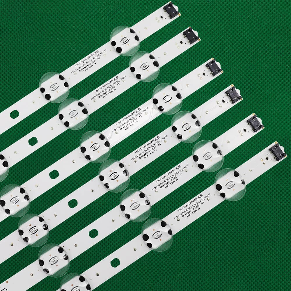 Per 82UM7570PSB 82UM7570 82UM8070PUA 82UN8570PUC LGIT_82UM75_R2 Y19.5 TRIDENT 82UM75_AB AGF3002730 12 PS Striscia di retroilluminazione a LED