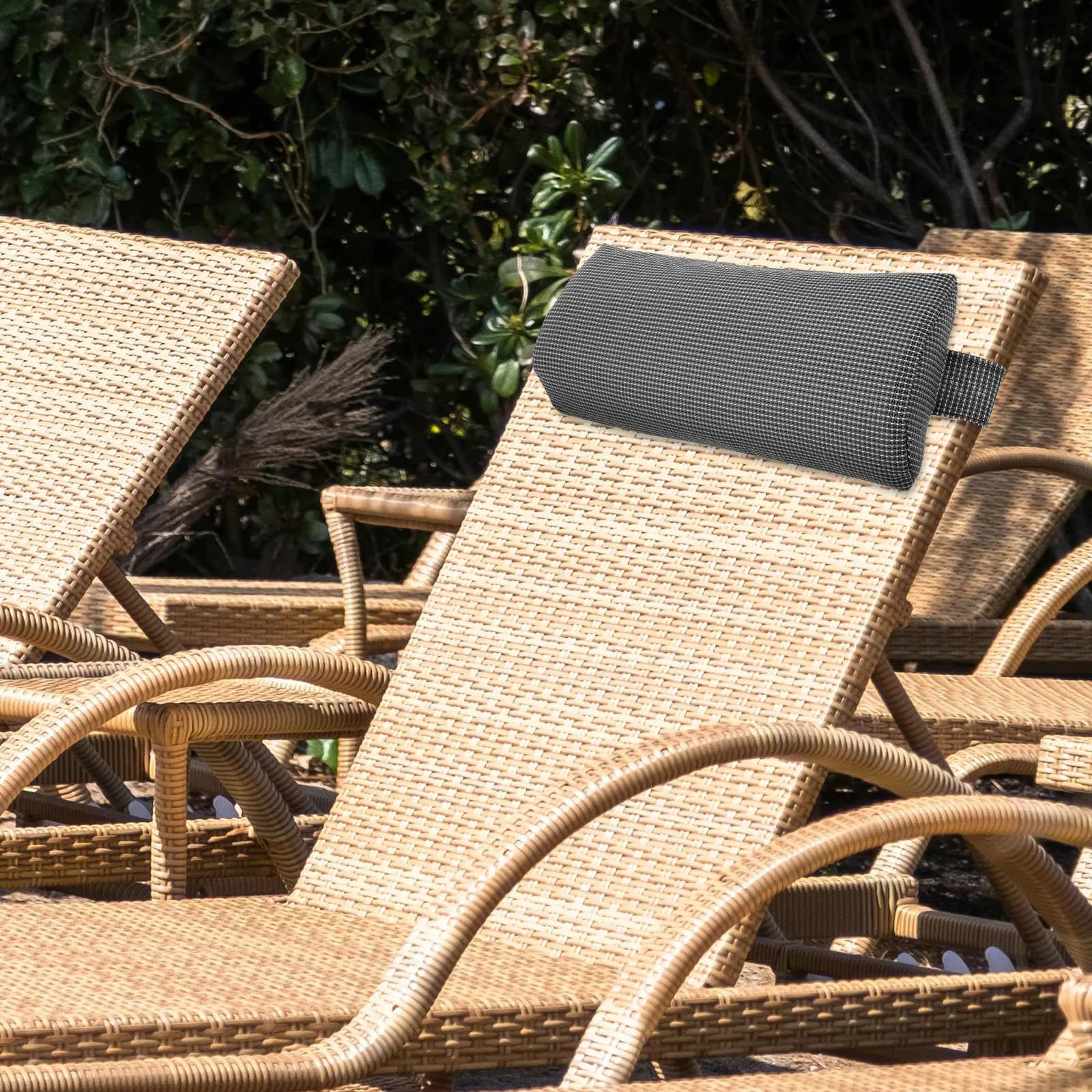 Cuscino Premium per Poltrona Reclinabile, Poggiatesta Grande per Relax Interno ed Esterno, Design Ergonomico in Tessuto Morbido