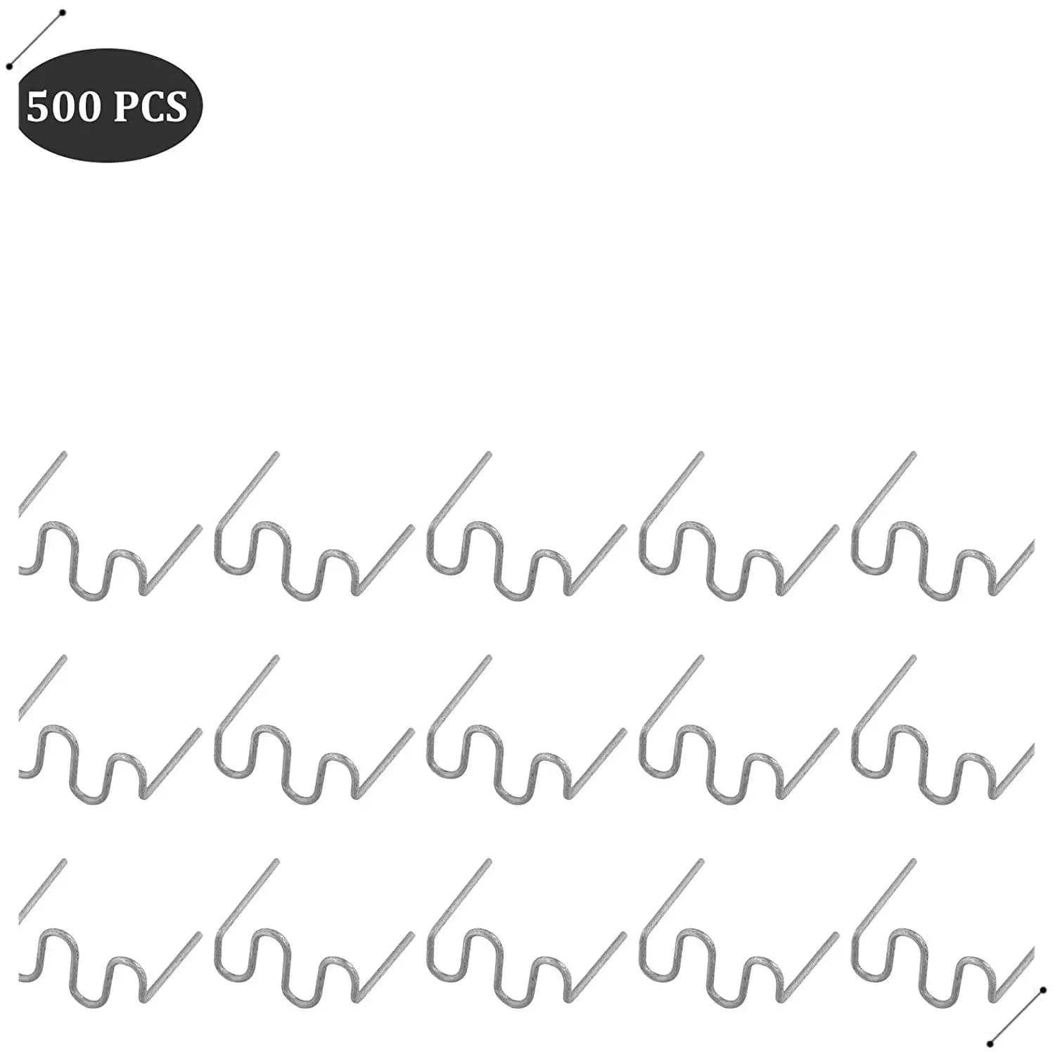 Bacchette per saldatura Macchina per riparazione punti metallici a caldo Saldatura di plastica Cucitrice a caldo Riparazione paraurti auto Graffette ondulate precorte 0,8 mm